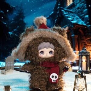 Maymei Winter Weirdness Series Plush Pendant - Rebel Bear